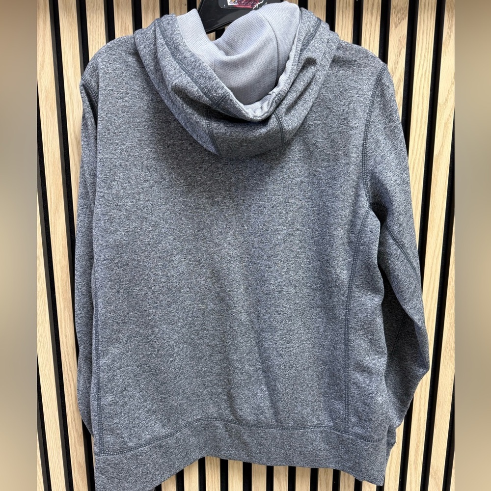 Women’s Carhartt Gray Heather Hoodie with Logo Accent - Picture 3 of 4